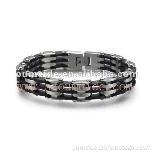 OEM/ODM Metal Factory Unique Black Titanium Friendship Bracelets